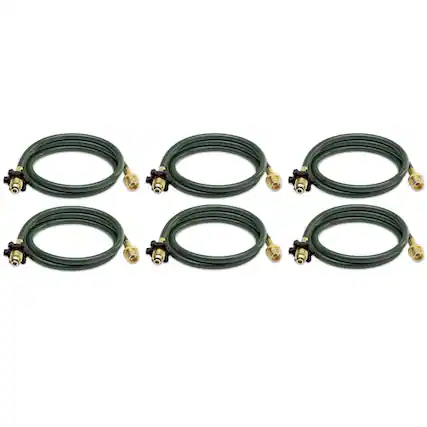 Front. Mr. Heater - 10-Feet Propane Hose Assembly (6-Pack) - Black.