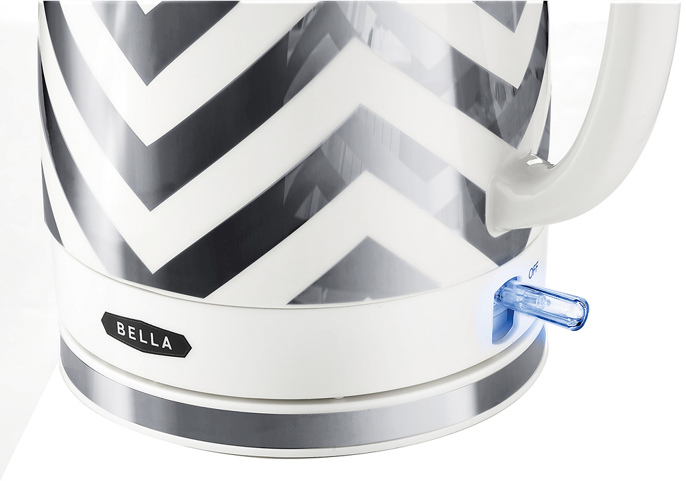 Best Buy: Bella 1.8L Electric Ceramic Kettle Silver Foil/White