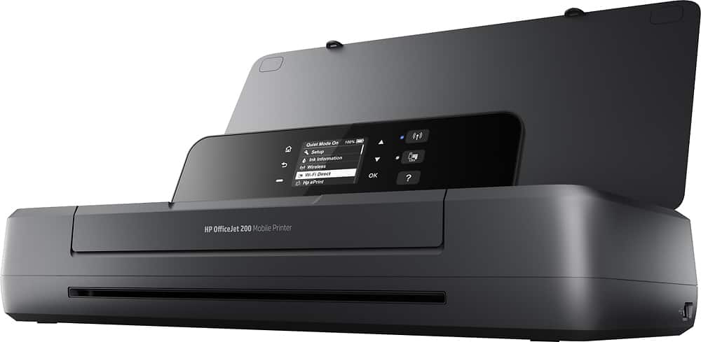 Alt View 16. HP - OfficeJet 200 Mobile Inkjet Printer - Black.