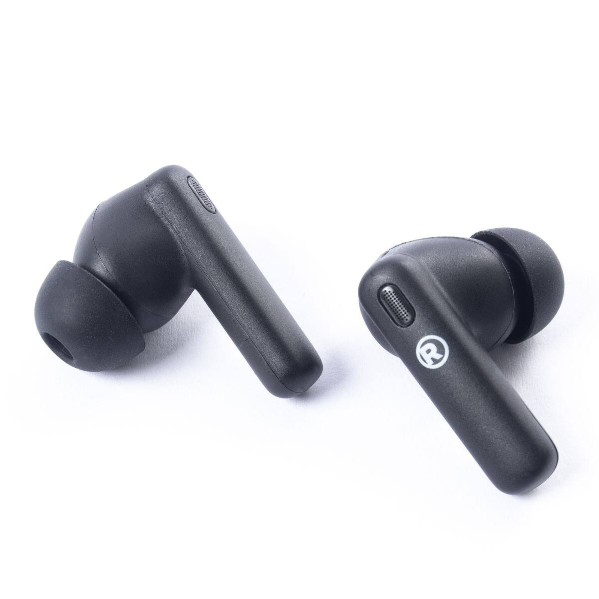 Alt View 4. RadioShack - Wireless Headphones 400MAH Active Noise Cancelling IPX5 3304382 - Black.
