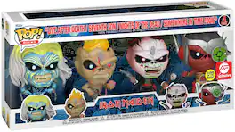 Iron Maiden - FUNKO POP! ROCKS: Iron Maiden - Eddie 4PK Glow in the Dark Box Set (AE Exclusive) - Collectibles - Multicolor