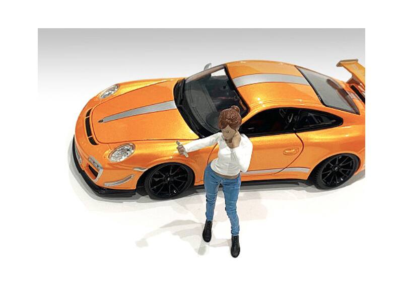 Alt View 1. American Diorama - "Car Meet 1" Figurine I for 1/24 Scale Models by American Diorama.