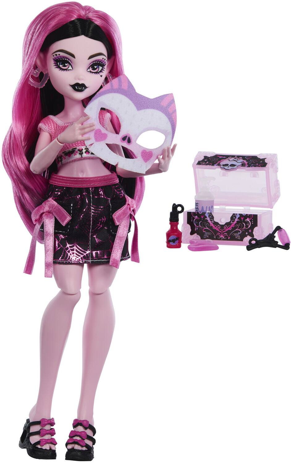 Alt View 1. Mattel - Mattel Collectible - Monster High Self-Scare Secrets Draculaura Fashion Doll & Accessories   - COLLECTIBLES - Multicolor.