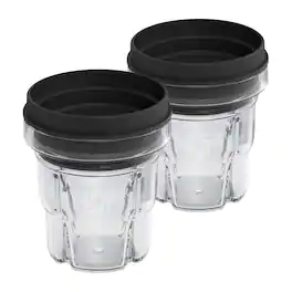 Vitamix - Blending Bowls, 8-Ounce Containers with Storage Lids, 2 Pack - Clear