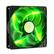 Front Standard. Cooler Master - Green LED Silent Fan.