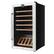 Left. Whynter - 34 Bottle Freestanding Wine Refrigerator with Display Shelf - Stainless Steel.