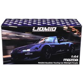 Mazda Roadster Touring Car RHD Midnight Purple Metallic "Hobby Expo China 2026 Event Edition" 1/64 Diecast Car by Liomio