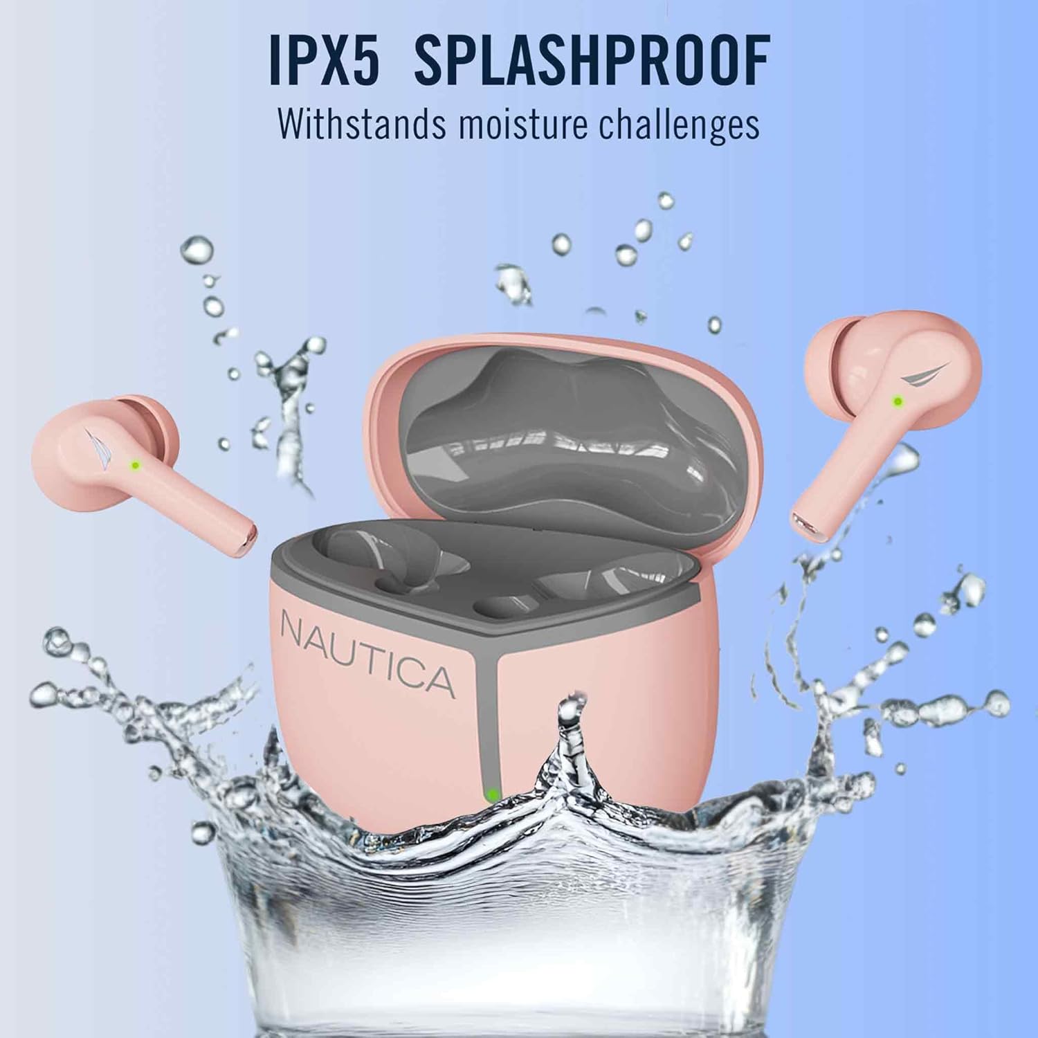 IPX5 SPLASHPROOF  
Withstands moisture challenges  
NAUTICA