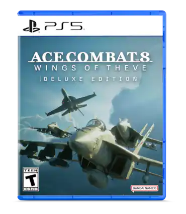 PS5 ACE COMBAT 8 WINGS OF THE VEIL DELUXE EDITION TEEN T ESRB BANDAI NAMCO - T (Teen 13+)
