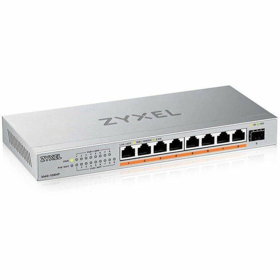 ZYXEL XMG-108HP  
ZYXEL  
2.80  
6or 00/1000M  
LIARTAGT  
P sOW  
& 4  
. . 5 2 1  
O a - a 0 O R 3  
. C O O 2 .  
1 . 1 1 . 2 . 1 4 3  
LIAk/ACT TO 10