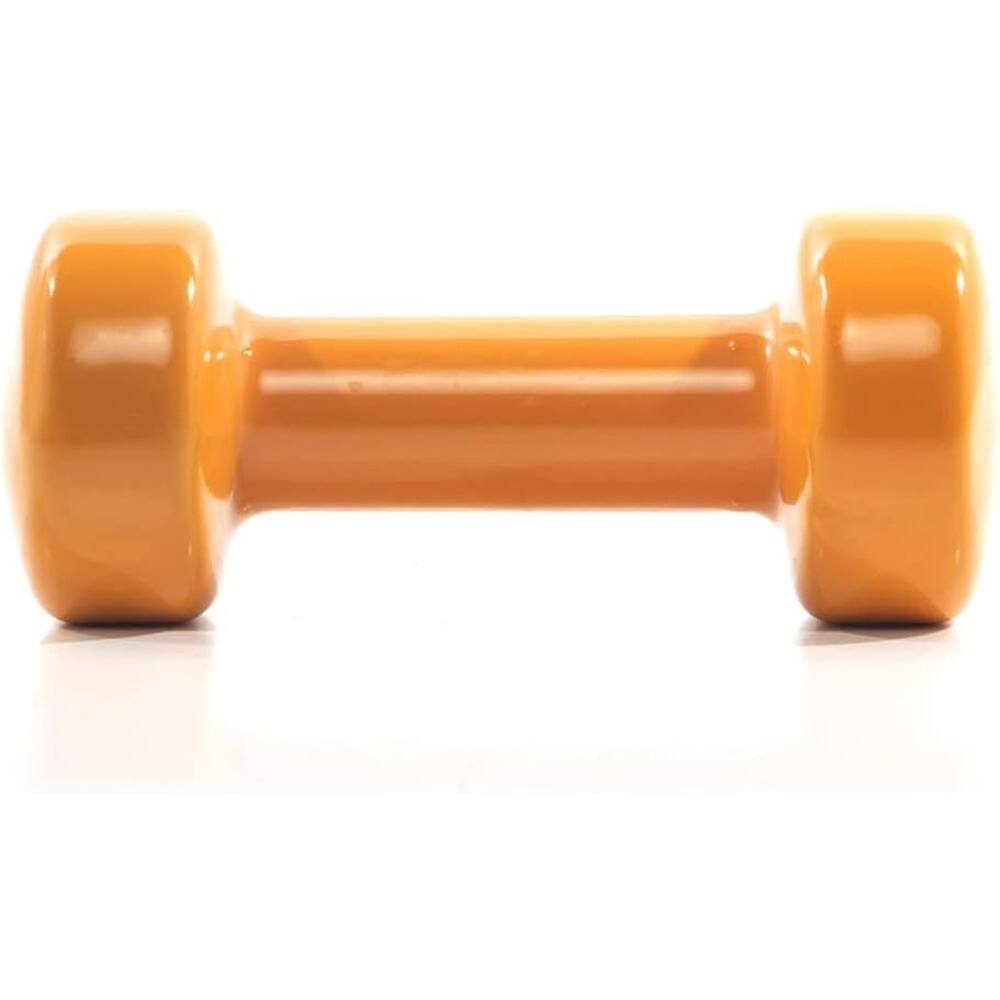 Alt View 2. Power Systems - 4 lbs Deluxe Vinyl Dumbbells Set, Pair of Dumbbell Weight with Non-Slip Grip - Blue.