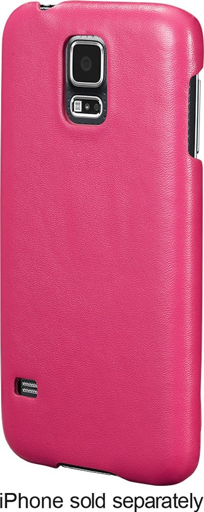 Front Zoom. Insignia™ - Snap Case for Samsung Galaxy S 5 Cell Phones - Pink.