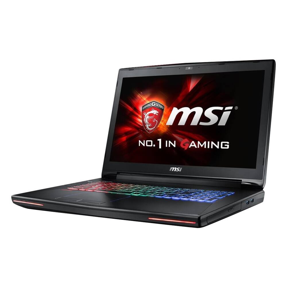 Angle. MSI - GT72S 17.3" Laptop - Intel Core i7 - 16GB Memory - 1TB Hard Drive - Aluminum black.
