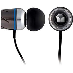 Best Buy: Monster Turbine Mobile Earset Black Chrome MH TRB IE CT