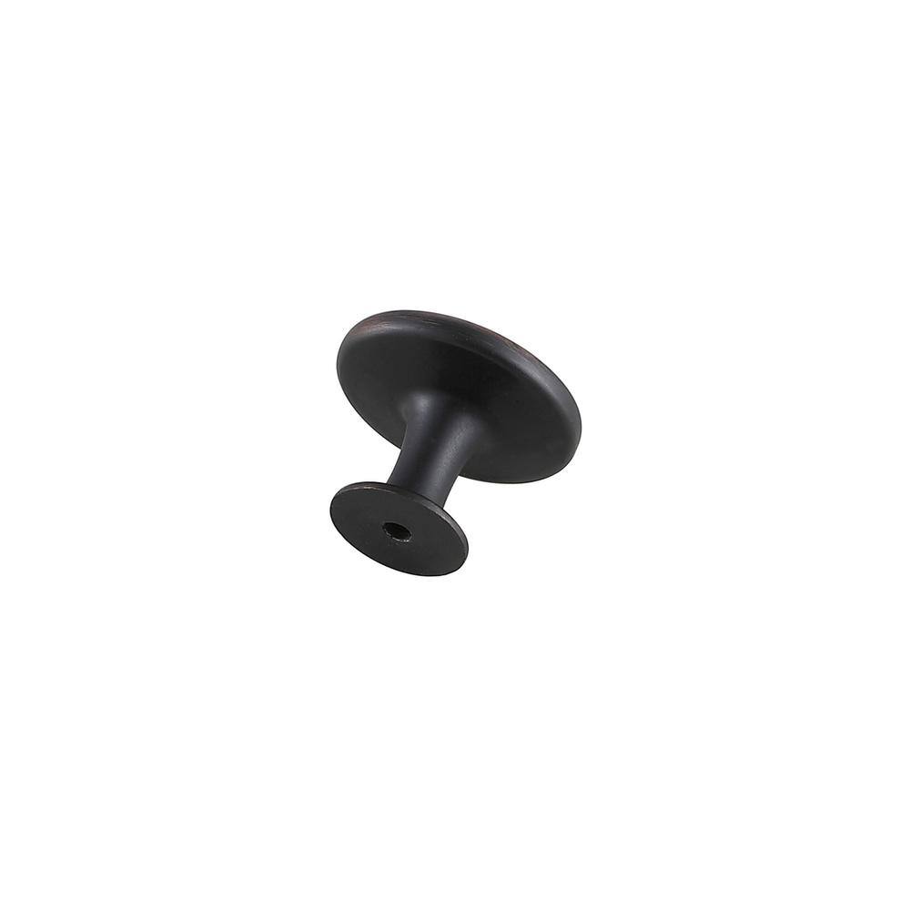 Left. Elegant Decor - Logyn 1.3" Diameter Oil-rubbed Bronze Mushroom Knob Multipack (Set of 10) - Oil-Rubbed Bronze.