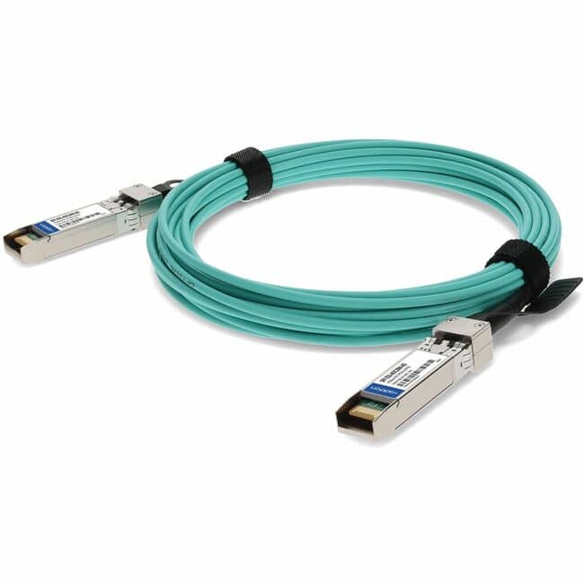 AddOn - Cisco® Compatible TAA Compliant 25GBase-AOC SFP28 Active Optical Cable (850nm, MMF, 10m) - 32.81 ft Fiber - White