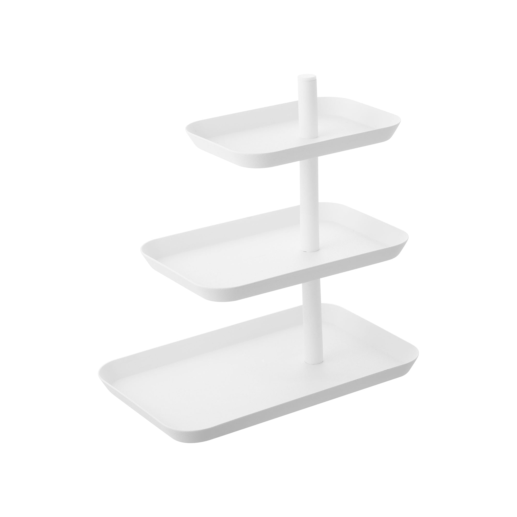 Alt View 2. Yamazaki Home - Serving Stand - Steel - Black.