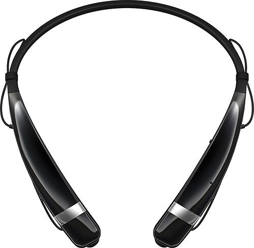  LG - Refurbished TONE Pro Wireless In-Ear Behind-the-Neck Headphones - Black