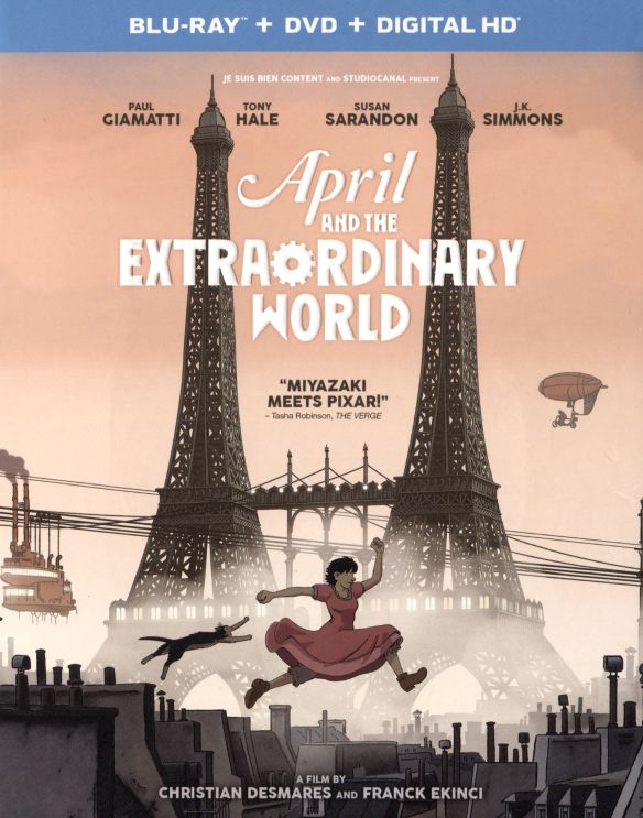  April and the Extraordinary World [Includes Digital Copy] [Blu-ray/DVD] [2 Discs] [2015]