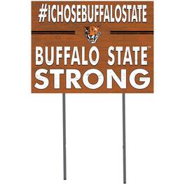 Jardine - Buffalo State Bengals 18" x 24" Yard Sign - Orange