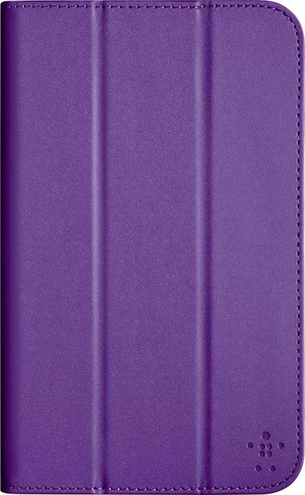 Front Zoom. Belkin - Trifold Cover for Samsung Galaxy Tab 4 7" - Purple.