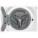 Alt View 12. LG - 2.3 Cu. Ft. High-Efficiency Front-Load Washer and Electric Dryer Combo with 6Motion Technology - White.