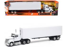 International LoneStar Truck with Dry Goods Trailer "Long Haul Truckers" Series 1/43 Diecast Model by New Ray - White