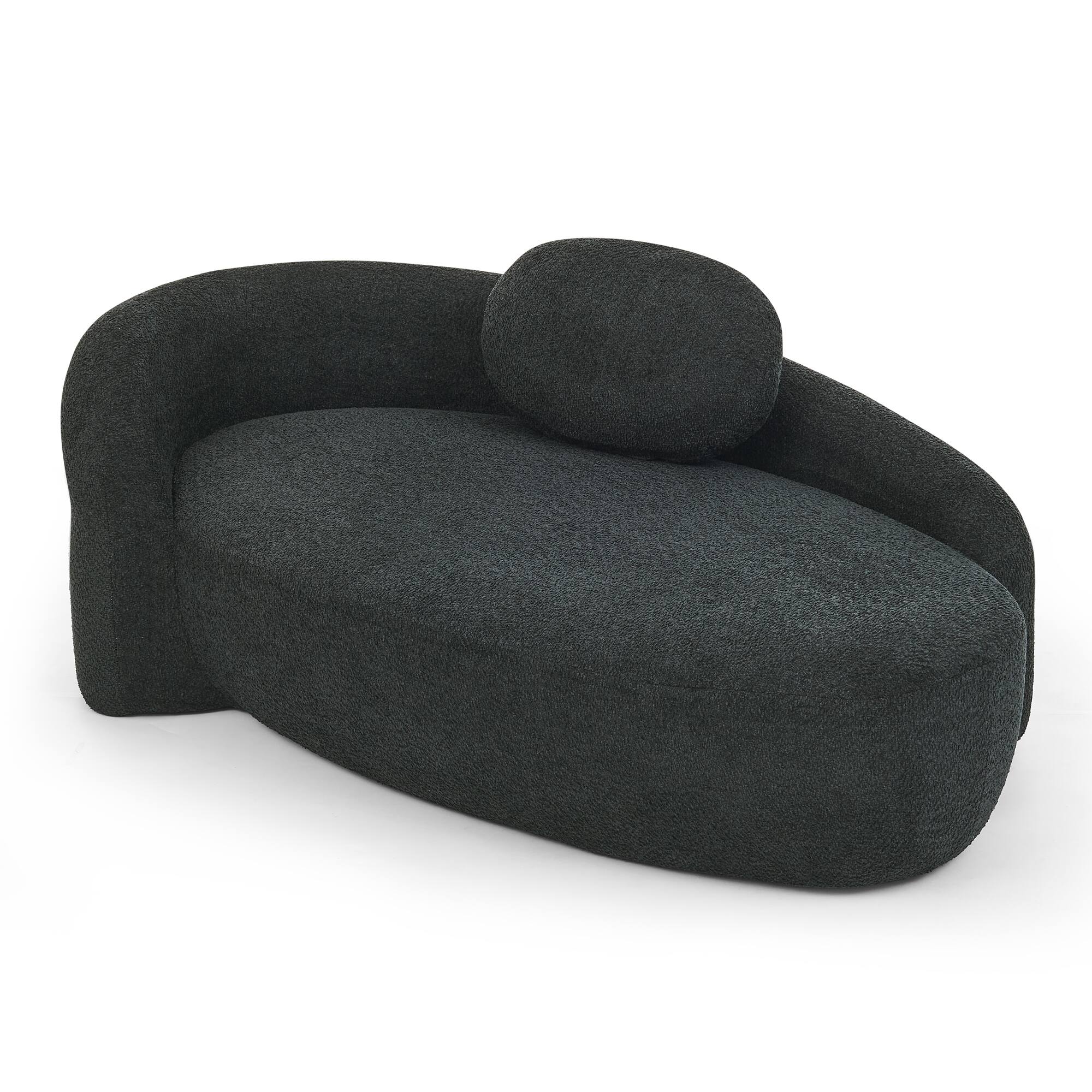 Alt View 4. LOVMOR - 67 Inch Foam Bean Bag Chairs For Living Room Bedroom Reading Indoor Lounge Seating Comfort Supportive Relaxing - Black.