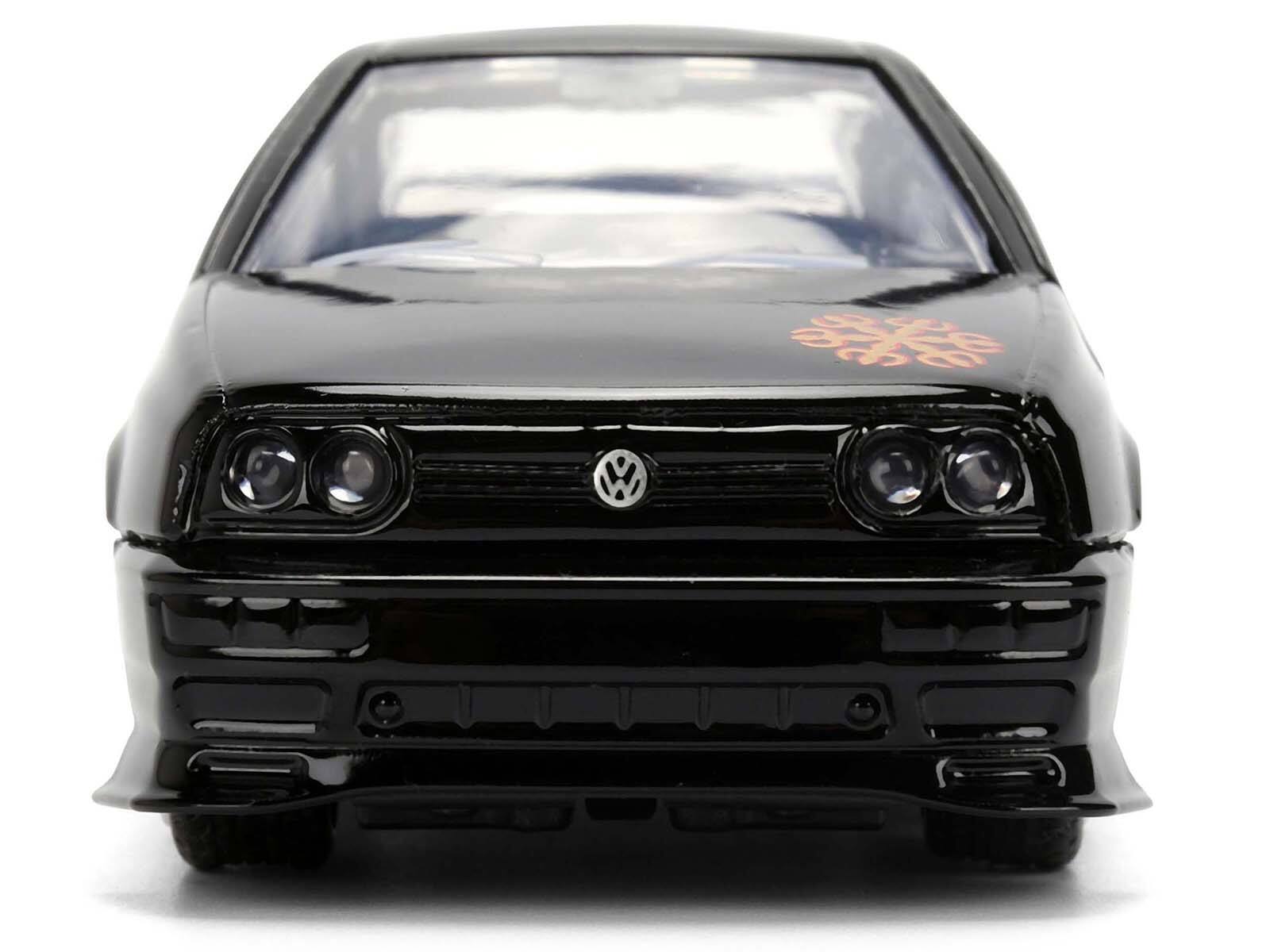 Alt View 5. Jada - Volkswagen Jetta Black with Graphics "Fast & Furious Remix - 25th Anniversary" Series 1/32 Diecast Model Car by Jada - Multicolor.