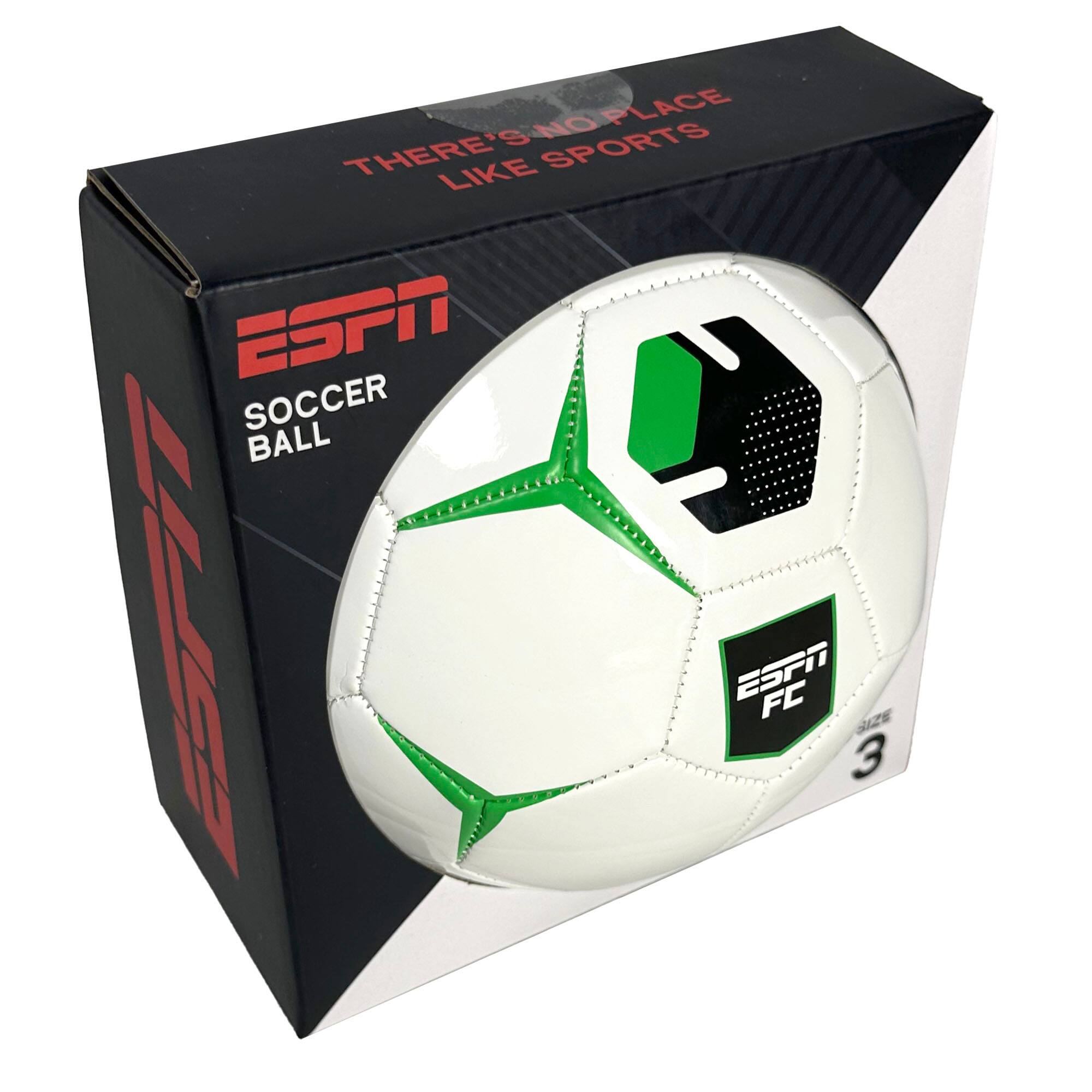 THERE'S NO PLACE LIKE ESPN SPORTS

ESPN SOCCER BALL

ESPN FC

SIZE 3