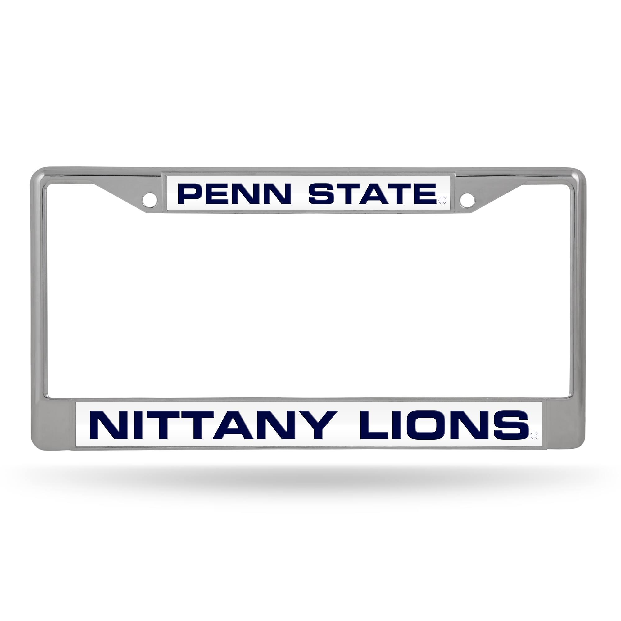 Penn State Nittany Lions Chrome Metal Laser Cut License Plate Frame