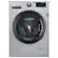 Front. LG - 2.3 Cu. Ft. 14-Cycle Compact Front-Loading Washer and Electric Dryer Combo - Silver.