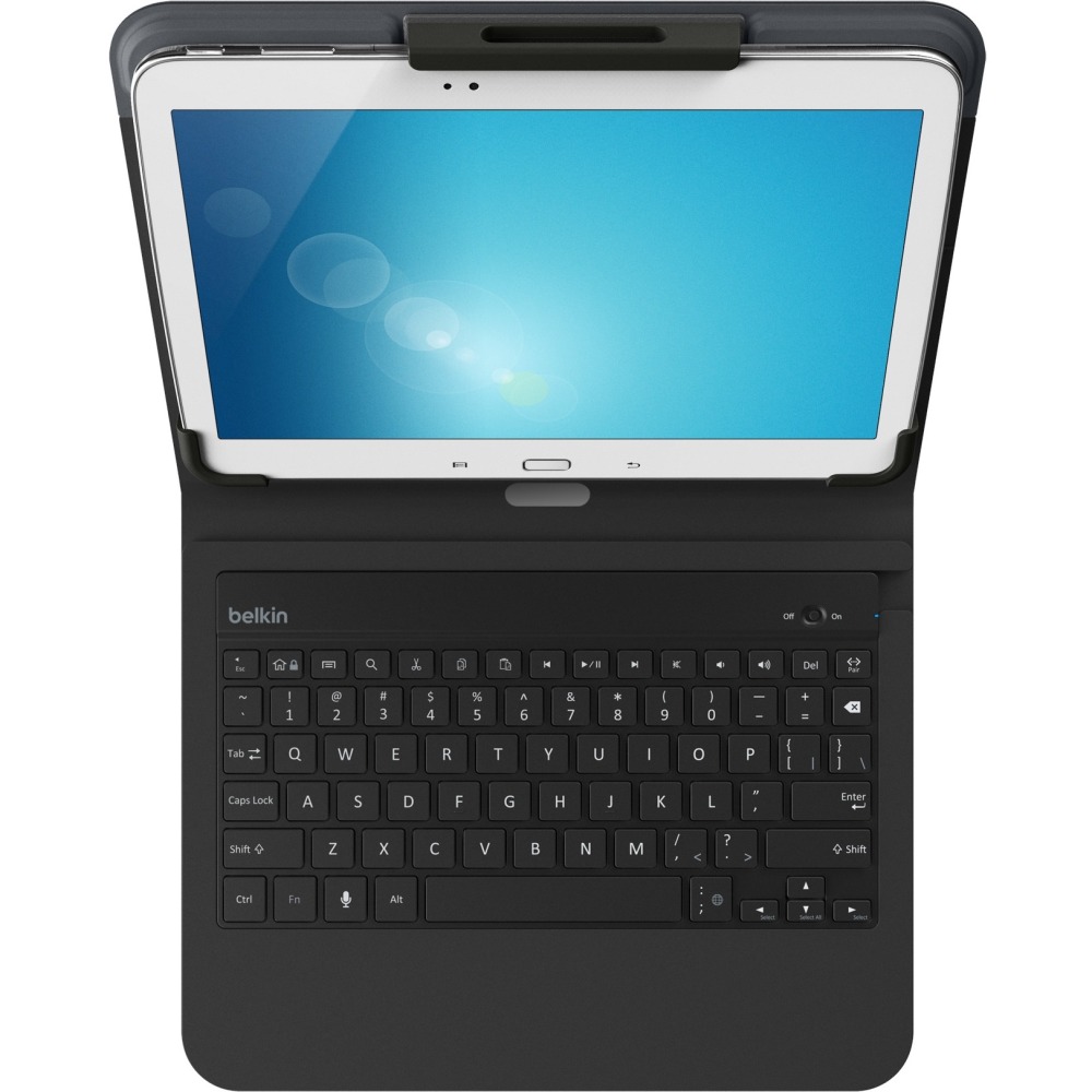 Klem Bevestigen seinpaal Belkin Keyboard Case for Samsung Galaxy Tab 4 10.1 Black F5L169TTC00 - Best  Buy