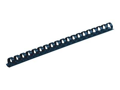 Alt View 2. Fellowes - 1/2" Plastic Binding Spine Comb, 90 Sheet Capacity, Navy, 100/Pack - Navy.
