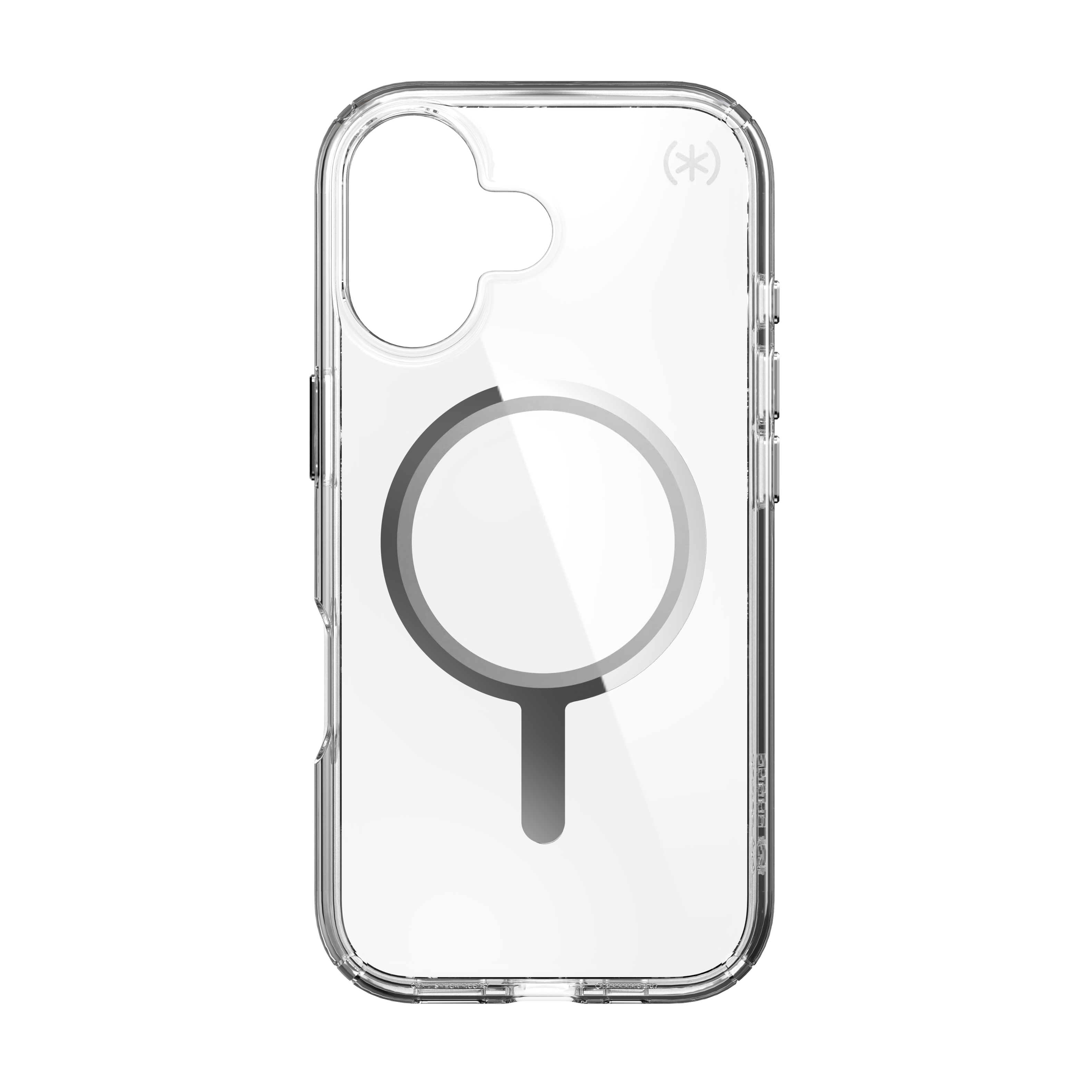 Speck - Presidio Perfect Clear with Magsafe Case for Apple iPhone 17 - Clear/Silver