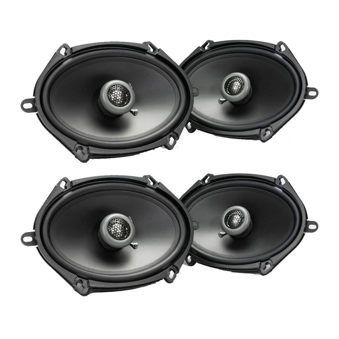 Maxxsonics - FKB168 MB Quart Formula 5x7/6x8" Coaxial Car Audio Speakers (2 Pair) - Black
