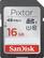 Front. SanDisk - 16GB SDHC UHS-I Memory Card - Black.