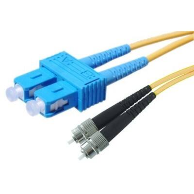 Alt View Standard 20. APC - Duplex Fiber Optic Cable Adapter - Yellow.
