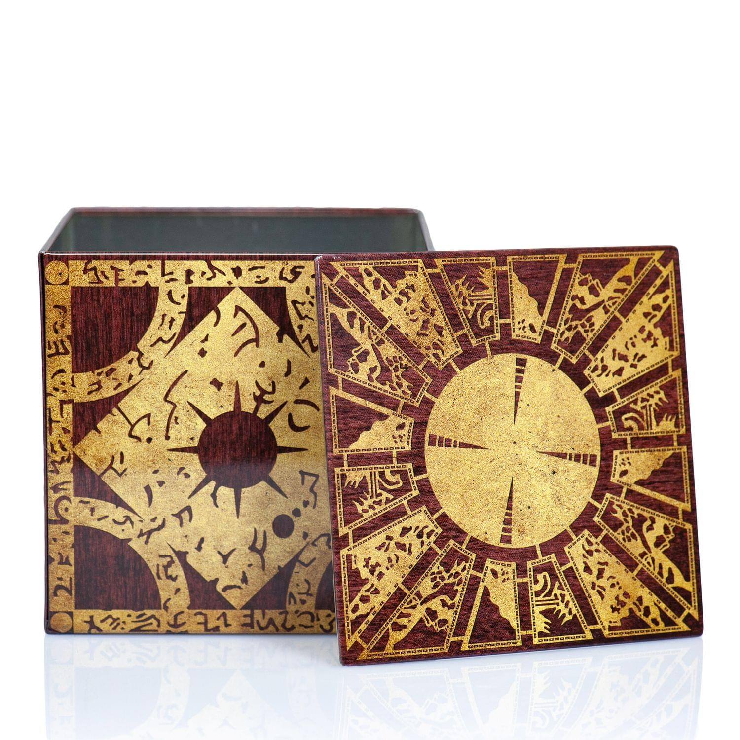 Alt View 10. Toynk - Hellraiser 4-Inch Puzzle Box Stash Storage Tin - Gold.