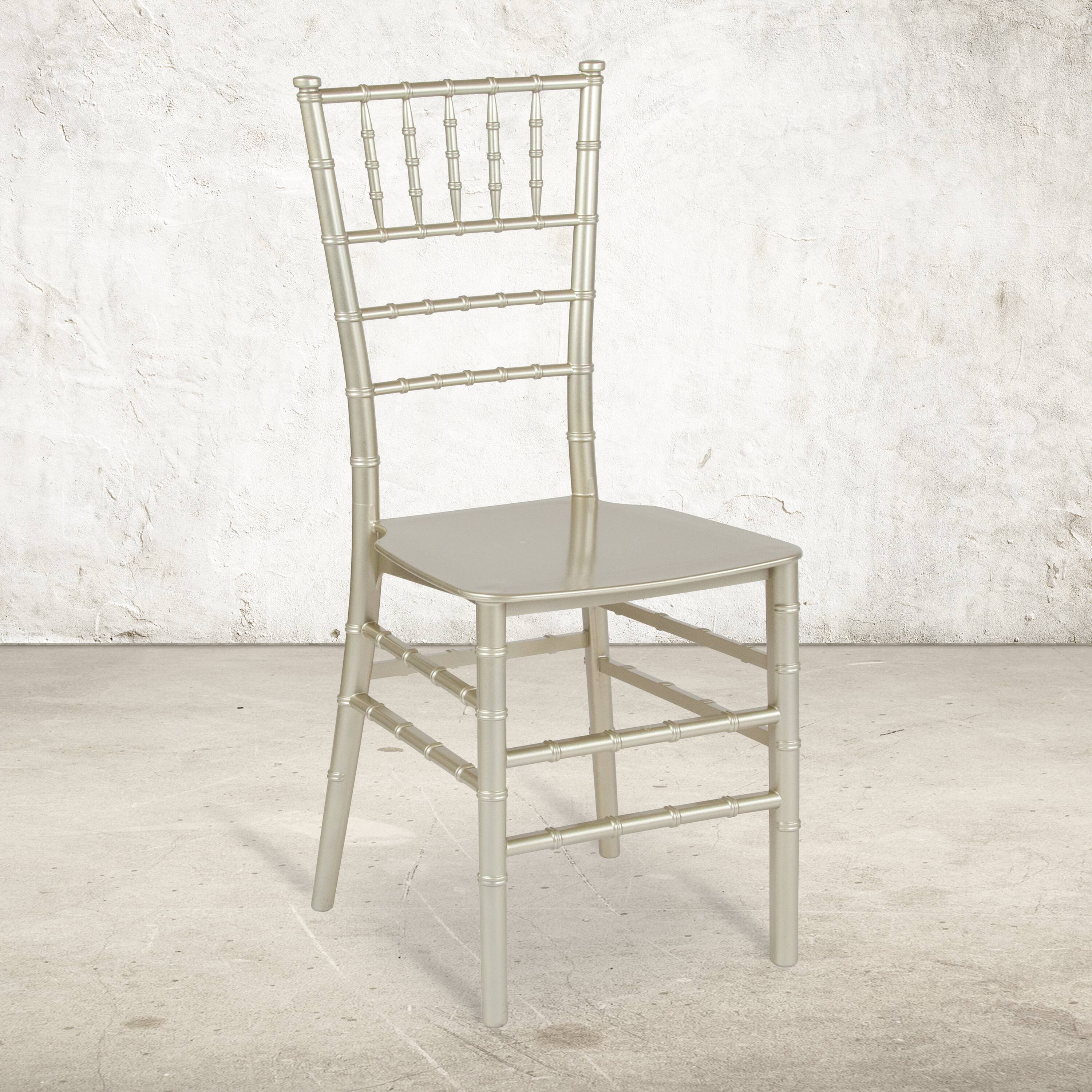 Alt View 1. Emma + Oliver - Resin Stacking Dining Chiavari Chair - Champagne.