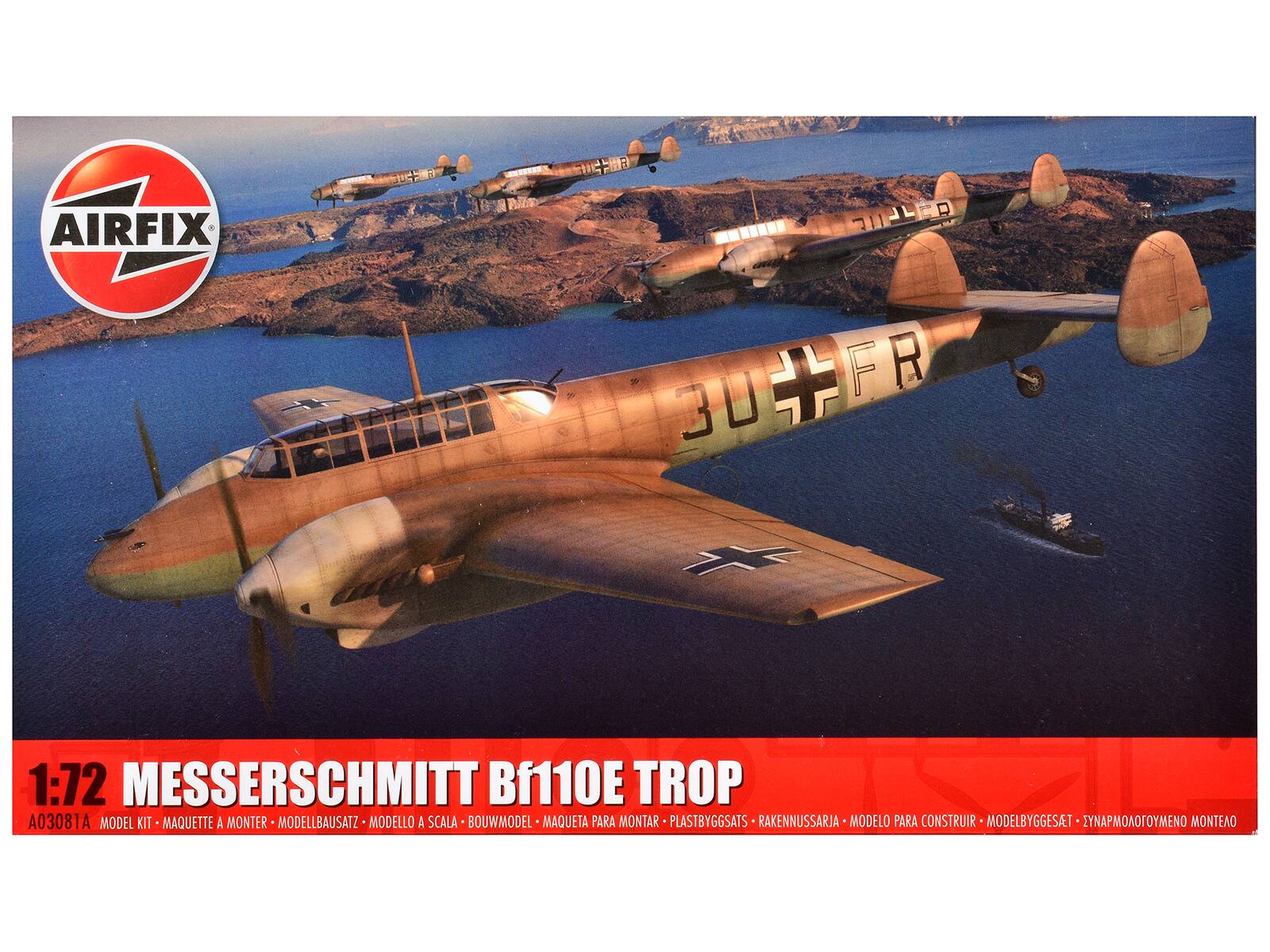 C AIRFIX 30 FR A 1:72 MESSERSCHMITT Bf110E TROP A03081A MODEL KIT MAQUETTE A MONTER MODELLBAUSATZ MODELLO A SCALA BOUWMODEL MAQUETA PARA MONTAR PLASTBYGGSATS RAKENNUSSARIA MODELO PARA CONSTRUIR MODELBYGGESAT YNAPMOAOTOYMENO MONTEAO

1:72 MESSERSCHMITT Bf110E TROP  
A03081A MODEL KIT - MAQUETTE A MONTER - MODELLBAUSATZ - MODELLO A SCALA - BOUWMODEL - MAQUETA PARA MONTAR - PLASTBYGGSATS - RAKENNUSSARIA - MODELO PARA CONSTRUIR - MODELBYGGESAT - ΣΥΝΑΡΜΟΔΙΟΥΜΕΝΟ ΜΟΝΤΕΑΟ