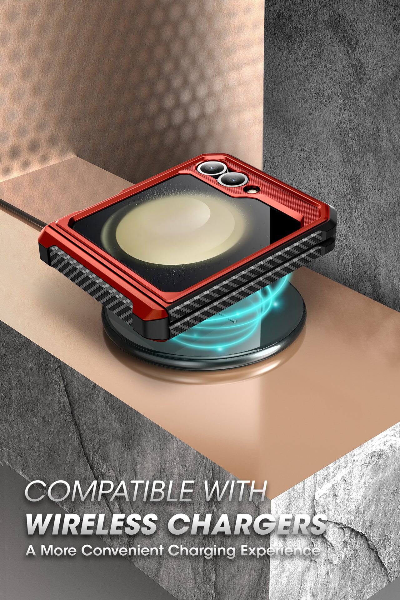 COMPATIBLE WITH WIRELESS CHARGERS  
A More Convenient Charging Experience