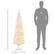 Alt View 2. Homcom - Pencil Christmas Tree - white.