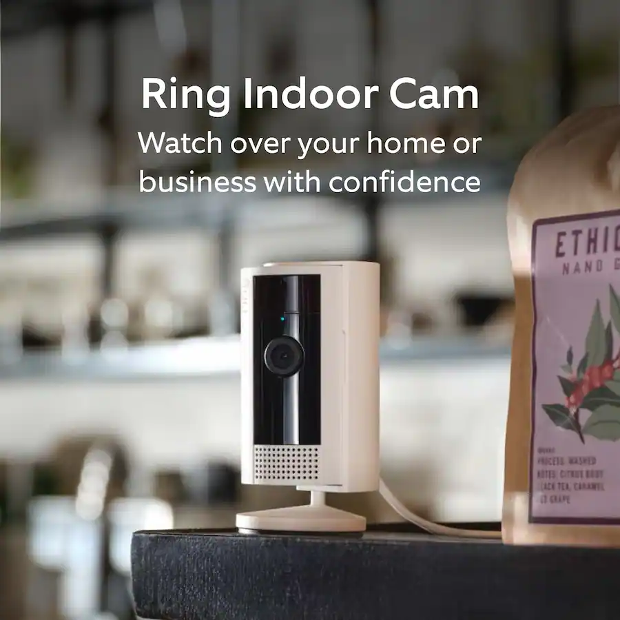 Ring 2 Pack Indoor Plug In 1080p Security Camera (2nd Generation) with ...