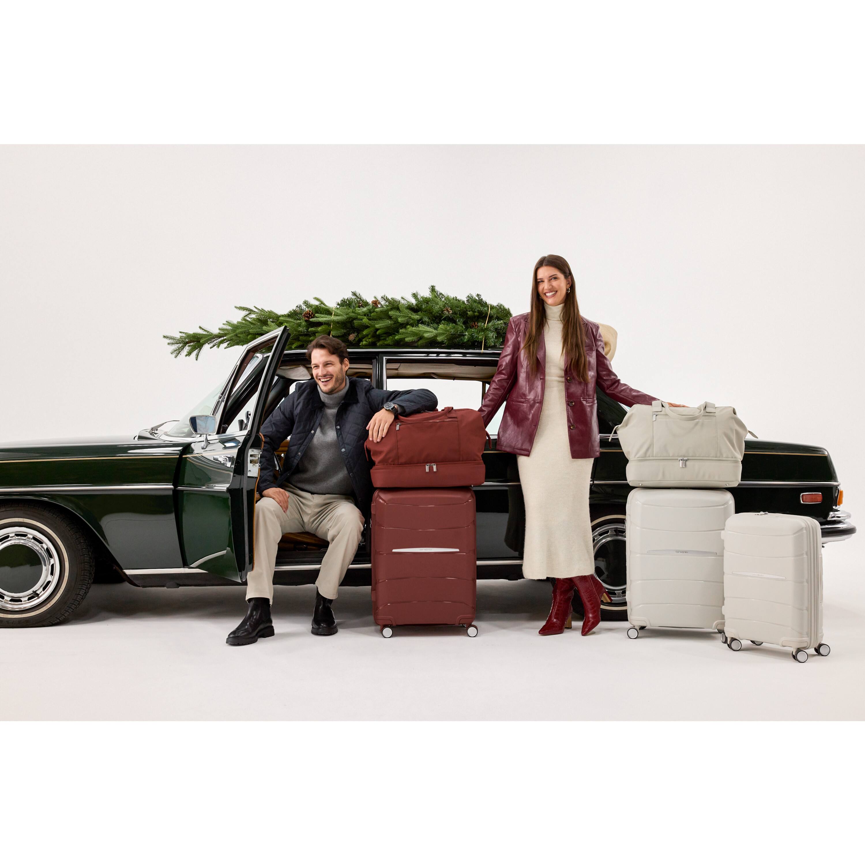 Alt View 11. Samsonite - Outline Pro Large Spinner Suitcase - Stone Grey.