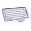 Logitech - POP ICON COMBO Compact TKL Wireless Bluetooth Keyboard and Mouse Bundle with Programmable Quiet Keys and Buttons - Lilac & Off-White