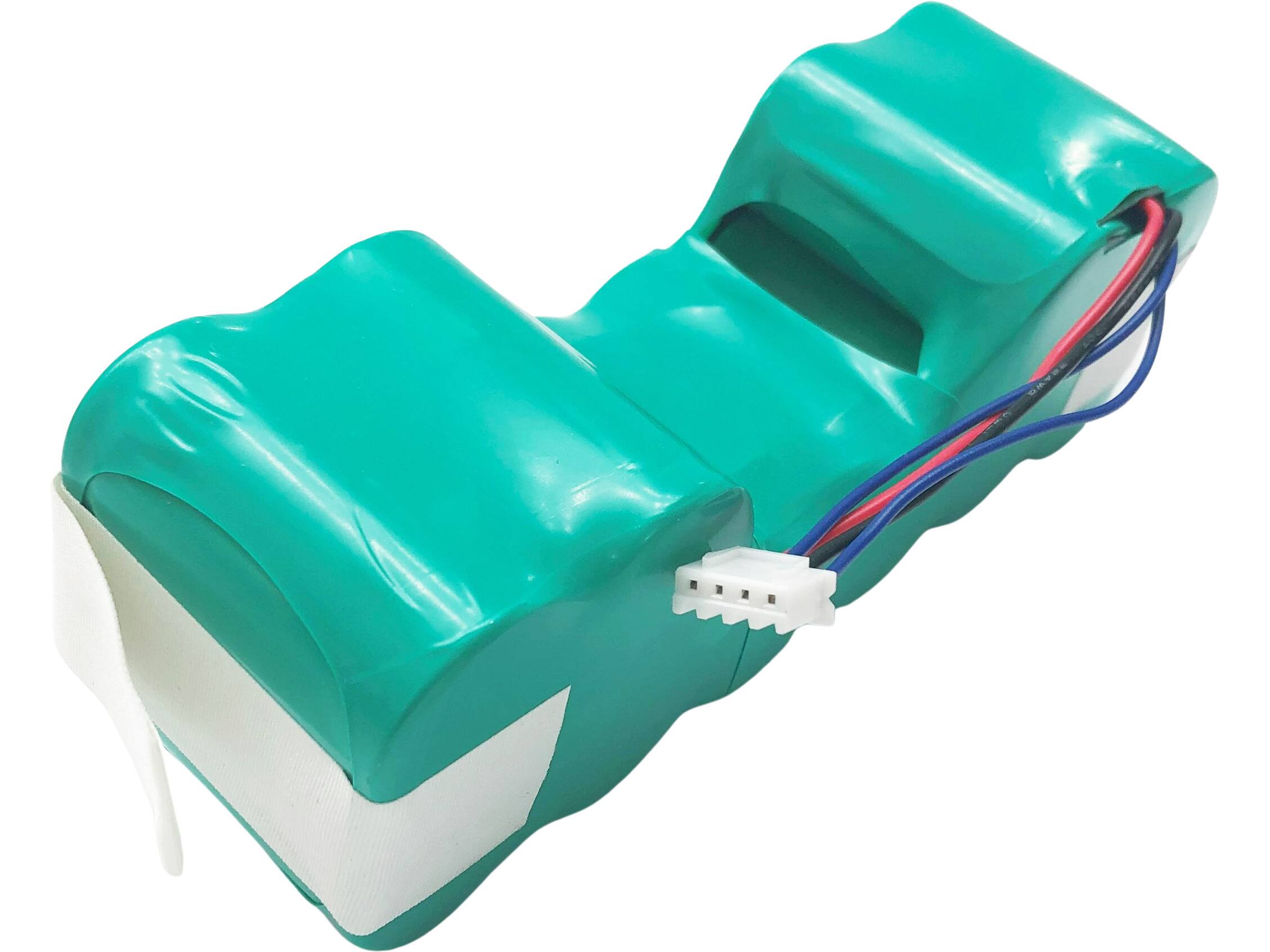 Back. ZZcell - ZZcell® Battery Replacement for Ecovacs Robotic Vacuum Sweeper DM88, DD35, DE33, DE35, DG716, DG710, OZMO 610, 901, 902 - Green.