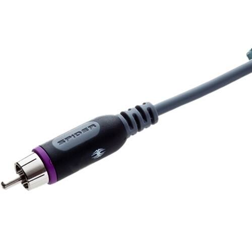 Front Standard. Spider - Coaxial Audio Cable - Gray.