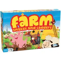 Outset Media - Outset Media: Farm Snakes and Ladders Board Game,  2-6 Players - Front_Zoom