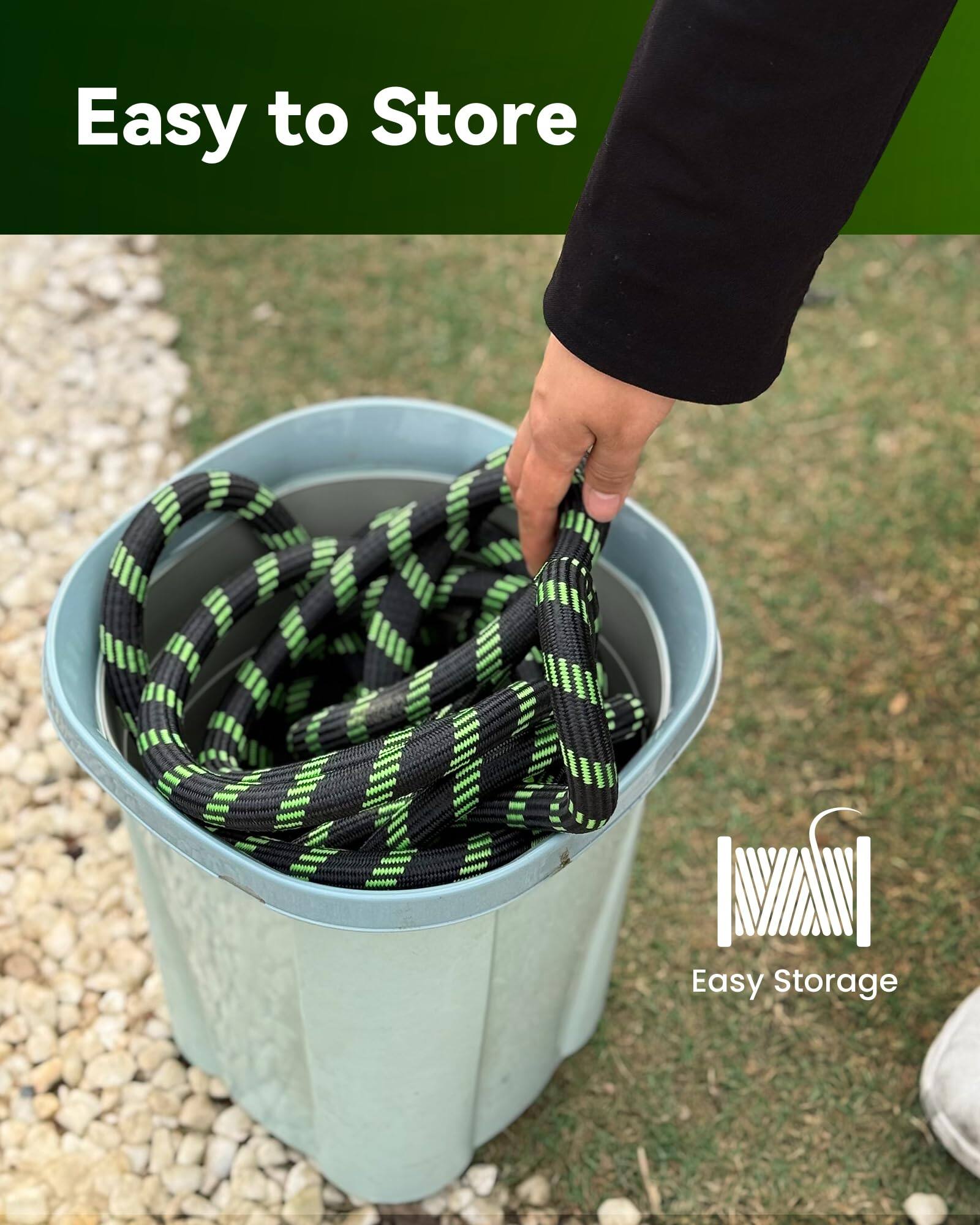 Easy to Store  
Easy Storage